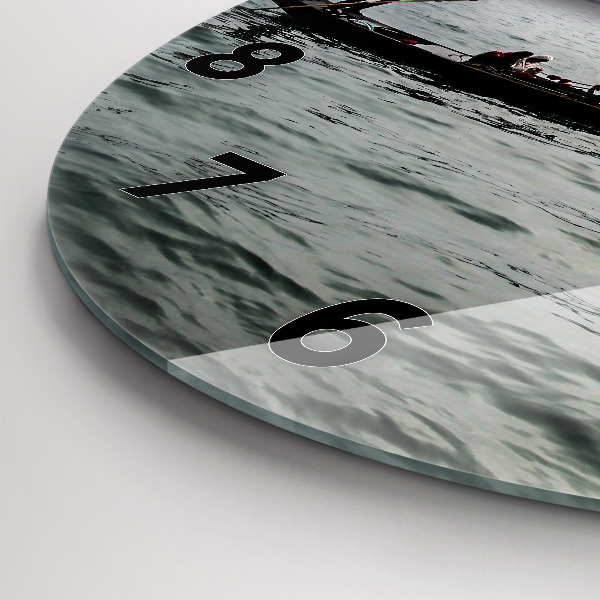 Zegar ścienny okrągły Gondola w Wenecji