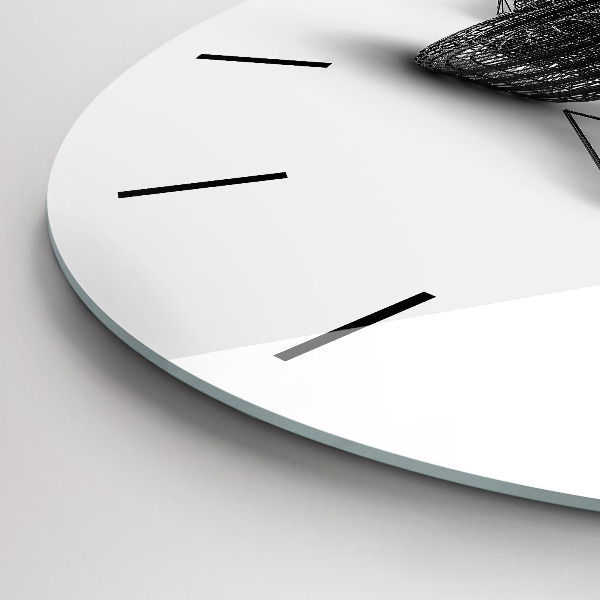 Zegar ścienny okrągły konstrukcja bolidu F1