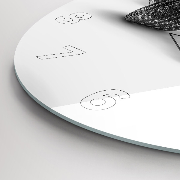 Zegar ścienny okrągły konstrukcja bolidu F1