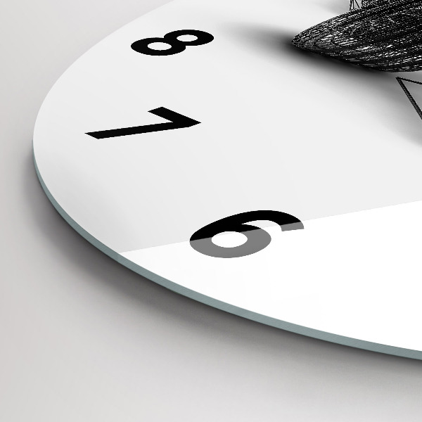 Zegar ścienny okrągły konstrukcja bolidu F1