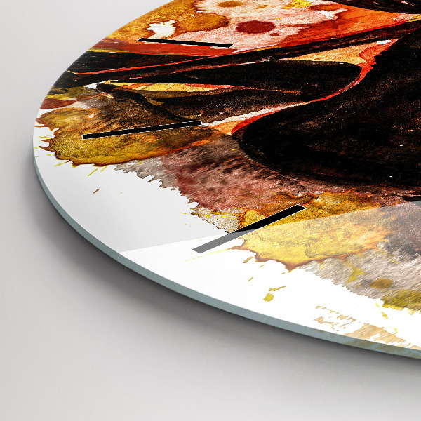 Zegar ścienny okrągły Miłość i zakochana para