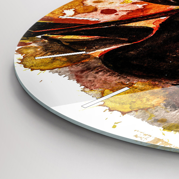 Zegar ścienny okrągły Miłość i zakochana para