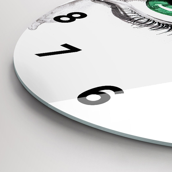 Zegar ścienny okrągły Abstrakcja oko człowieka