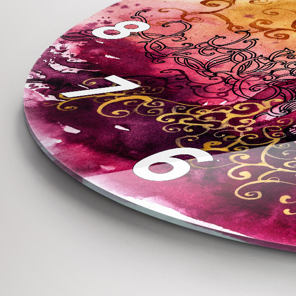 Zegar ścienny okrągły Akwarele zakochana para