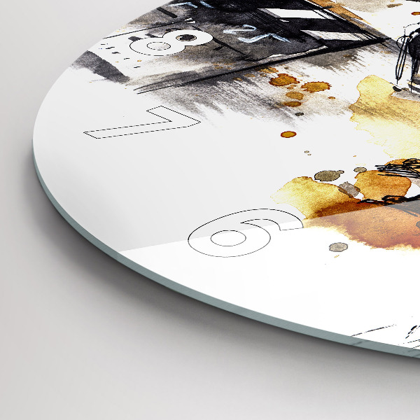 Zegar ścienny okrągły Kinematografia kamera