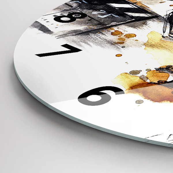 Zegar ścienny okrągły Kinematografia kamera