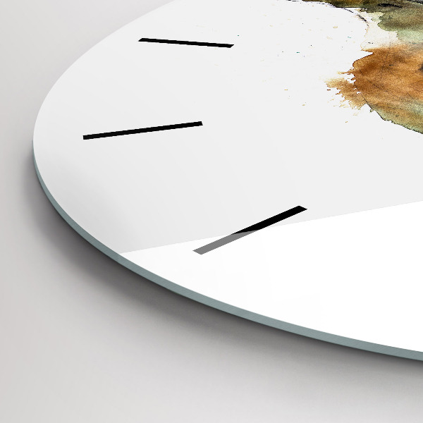 Zegar ścienny okrągły Ptak i książka