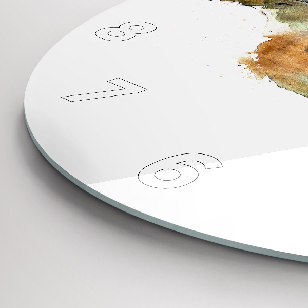 Zegar ścienny okrągły Ptak i książka