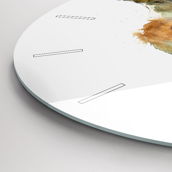 Zegar ścienny okrągły Ptak i książka