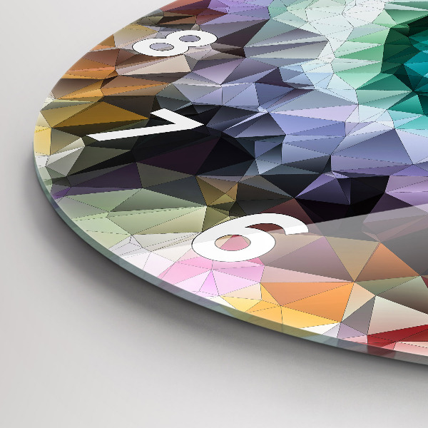 Zegar ścienny okrągły Kolorowe ludzkie oko