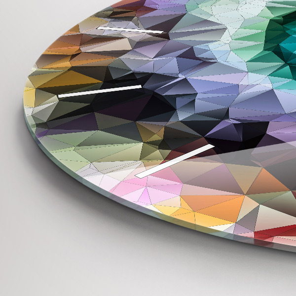 Zegar ścienny okrągły Kolorowe ludzkie oko