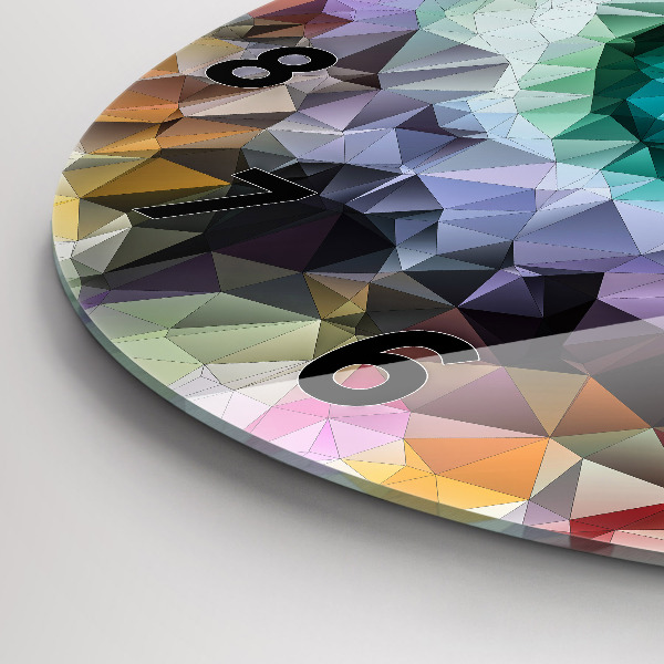 Zegar ścienny okrągły Kolorowe ludzkie oko