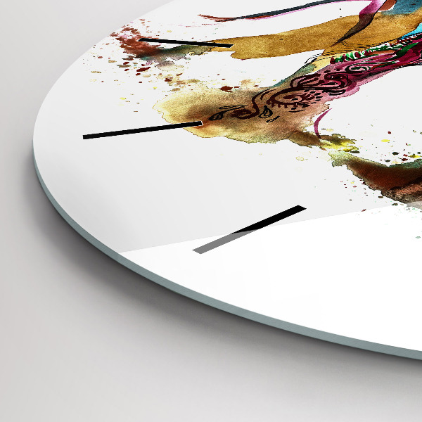 Zegar ścienny okrągły Kultura Indii