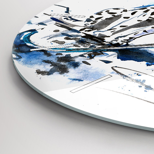 Zegar ścienny okrągły Dalmatyńczyk i parasol