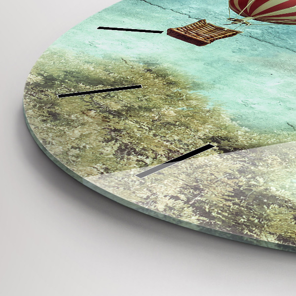 Zegar ścienny okrągły Malowane balony