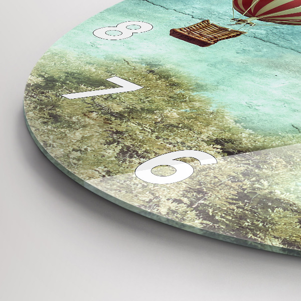 Zegar ścienny okrągły Malowane balony