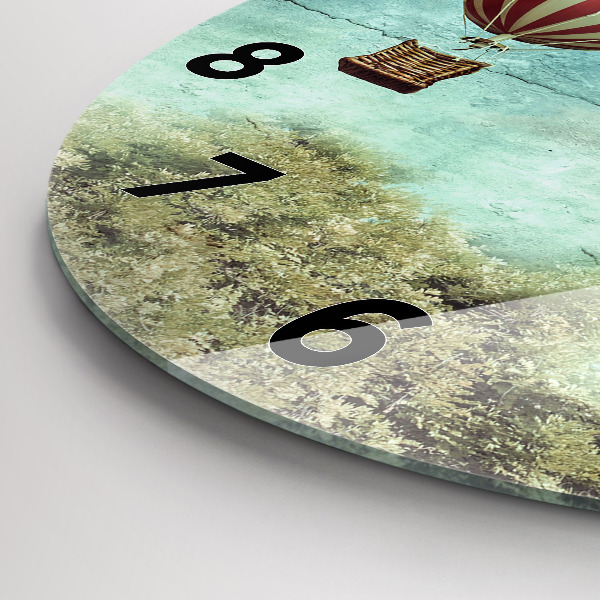 Zegar ścienny okrągły Malowane balony