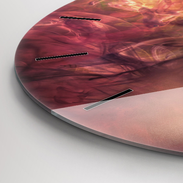 Zegar ścienny okrągły Portret kobiety