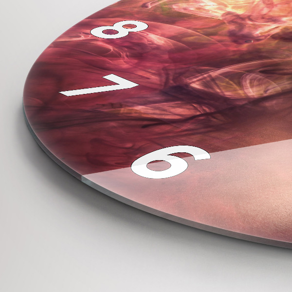 Zegar ścienny okrągły Portret kobiety