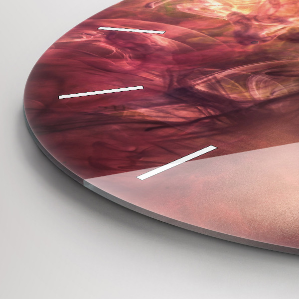 Zegar ścienny okrągły Portret kobiety