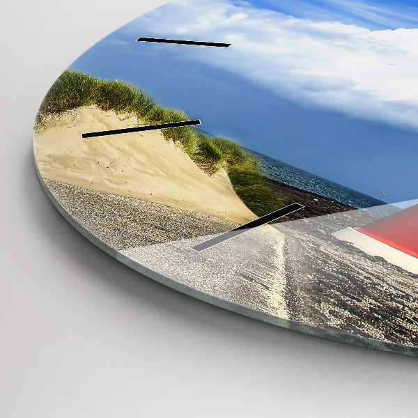 Zegar ścienny okrągły Latarnia morska