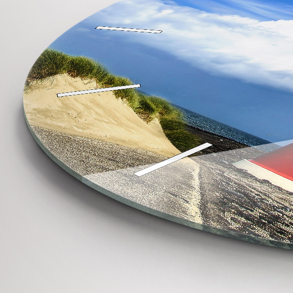 Zegar ścienny okrągły Latarnia morska