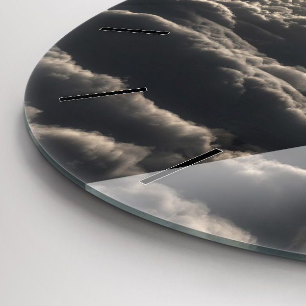 Zegar ścienny okrągły Balon na niebie