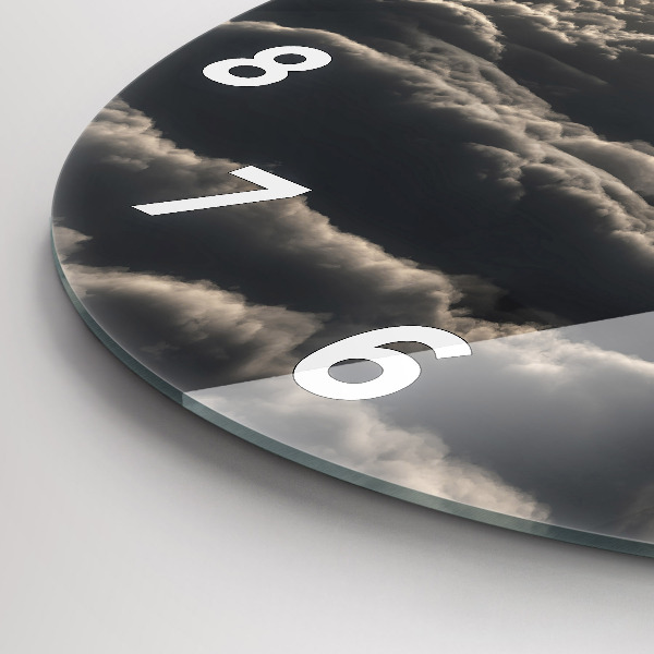 Zegar ścienny okrągły Balon na niebie