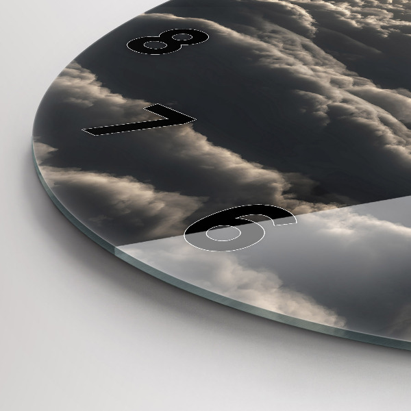 Zegar ścienny okrągły Balon na niebie