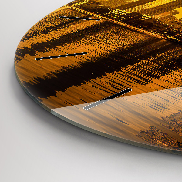 Zegar ścienny okrągły Rzeka Zhujiang