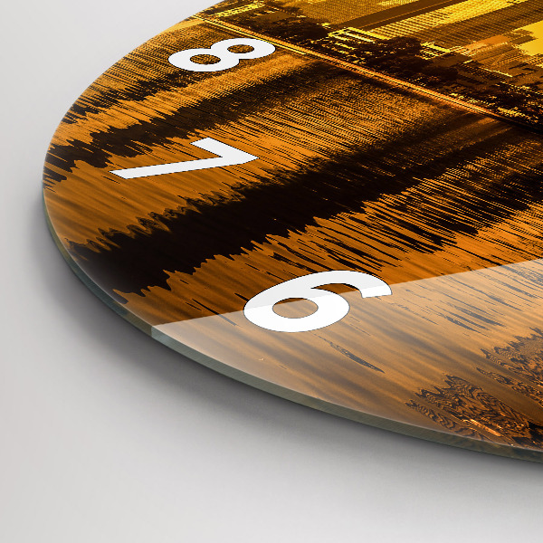 Zegar ścienny okrągły Rzeka Zhujiang