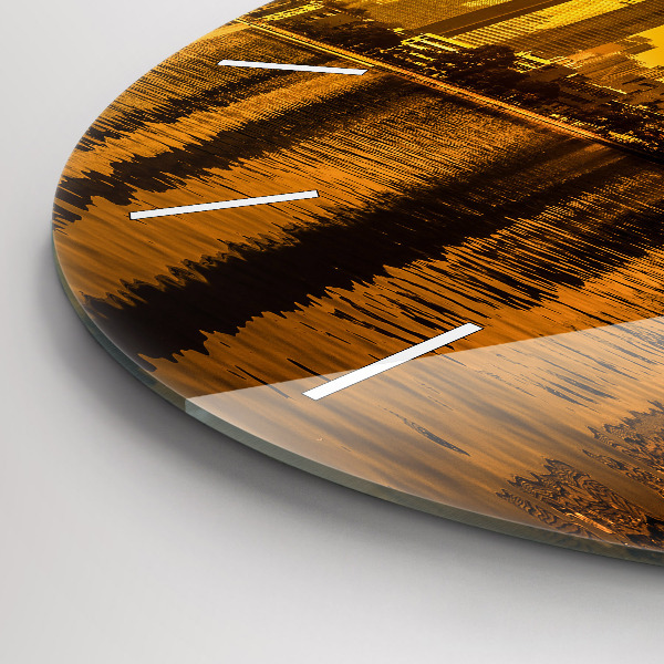 Zegar ścienny okrągły Rzeka Zhujiang