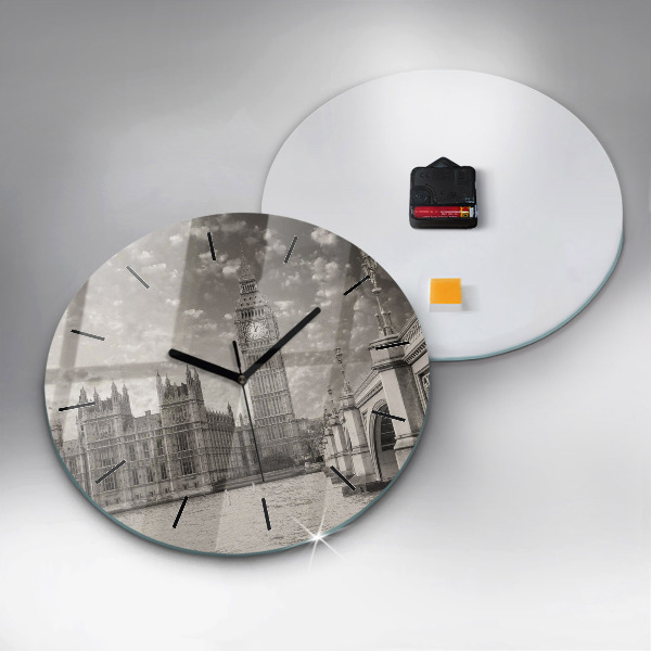 Zegar ścienny okrągły Londyn Big Ben