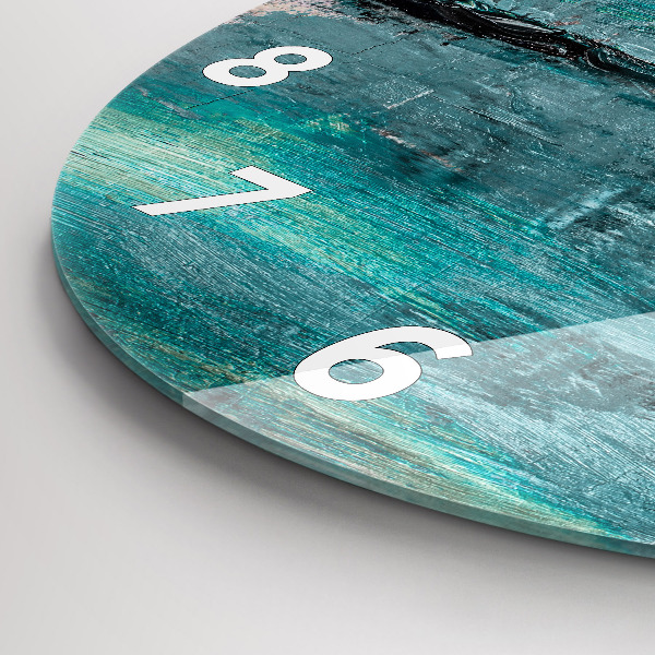 Zegar ścienny okrągły Olejna tekstura abstrakcja