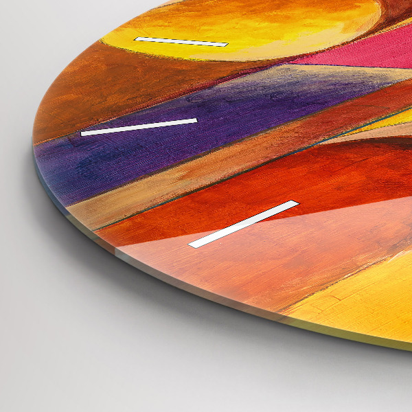 Zegar ścienny okrągły Sztuka Dekoracja Abstrakcja