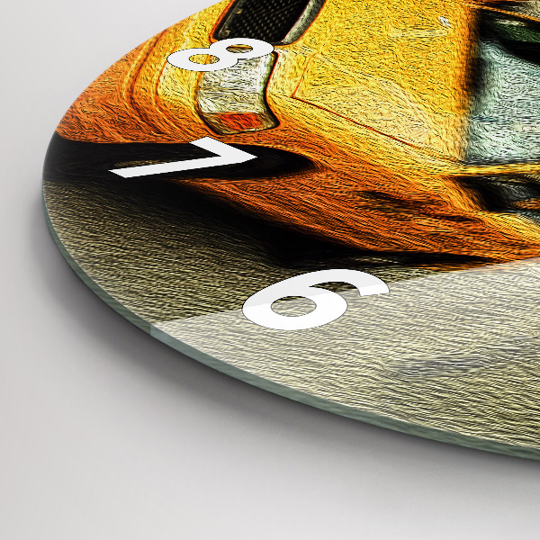 Zegar okrągły New York City taksówki