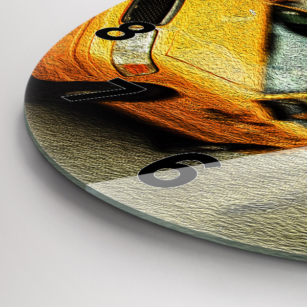 Zegar okrągły New York City taksówki