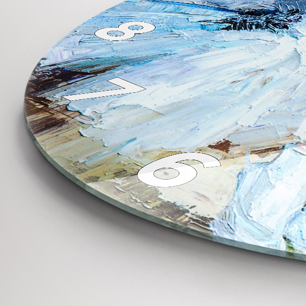 Zegar okrągły Młode baleriny