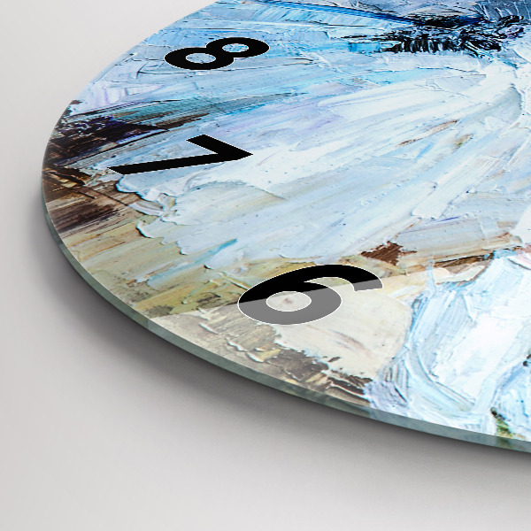 Zegar okrągły Młode baleriny