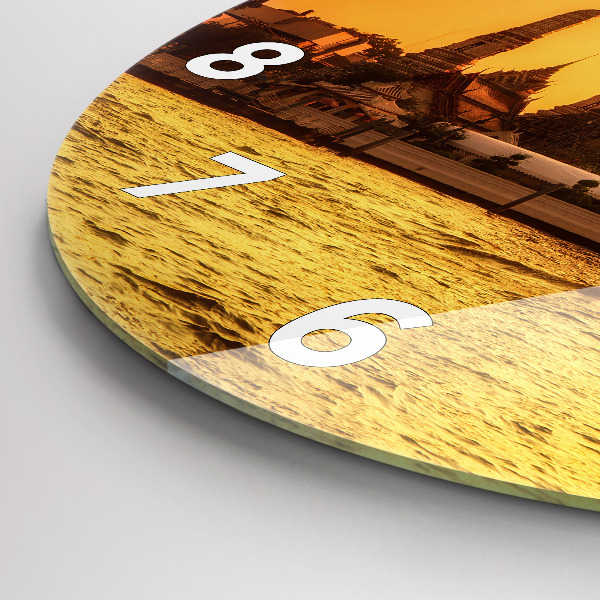 Zegar okrągły Wat arun Bangkok Tajlandia