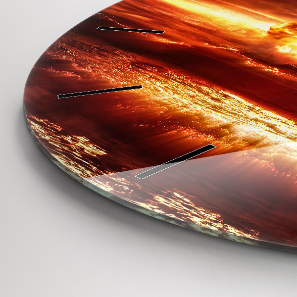 Zegar okrągły Wybuch bomby atomowej