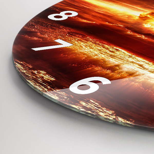 Zegar okrągły Wybuch bomby atomowej