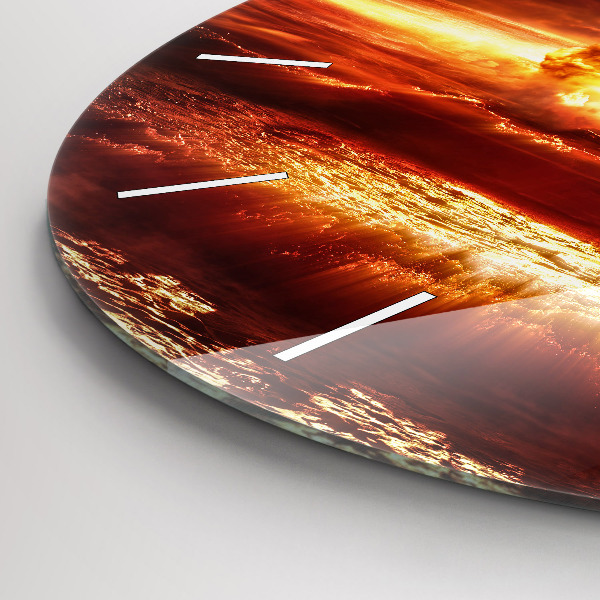 Zegar okrągły Wybuch bomby atomowej