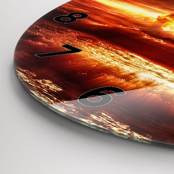 Zegar okrągły Wybuch bomby atomowej