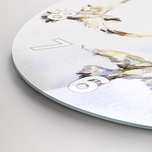 Zegar okrągły Lecące ptaki