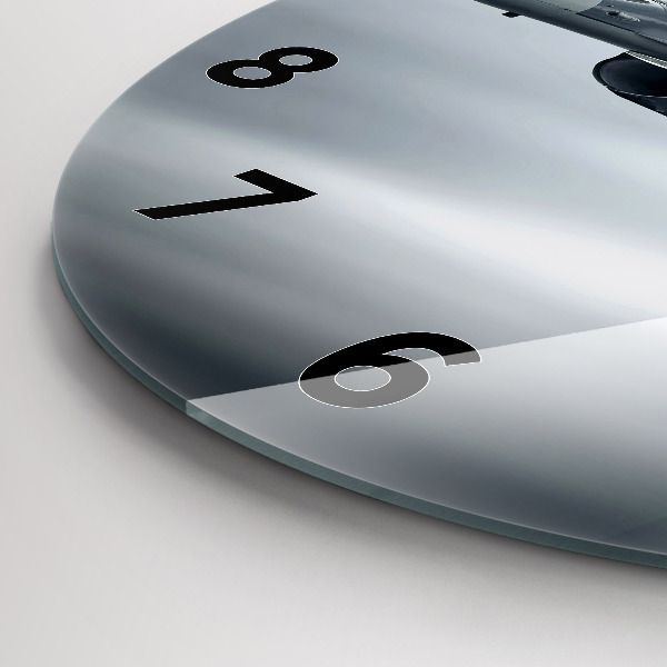 Zegar okrągły Samolot wojskowy