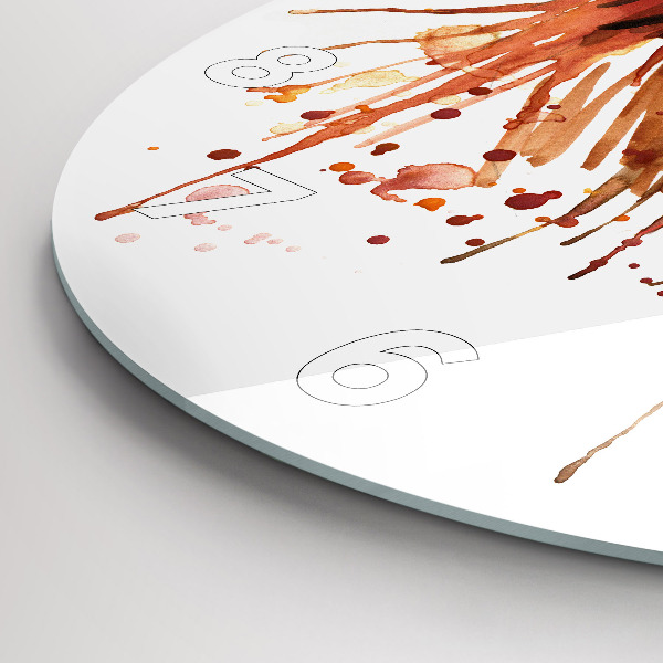 Zegar okrągły Kolorowy kogut