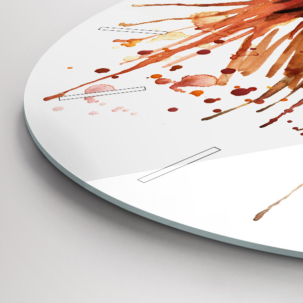 Zegar okrągły Kolorowy kogut