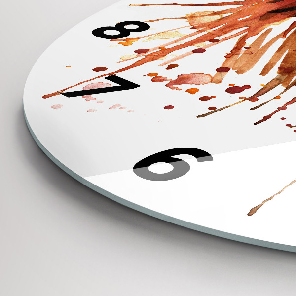 Zegar okrągły Kolorowy kogut