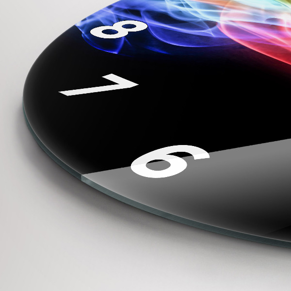 Zegar ścienny okrągły Abstrakcja kolorowe linie